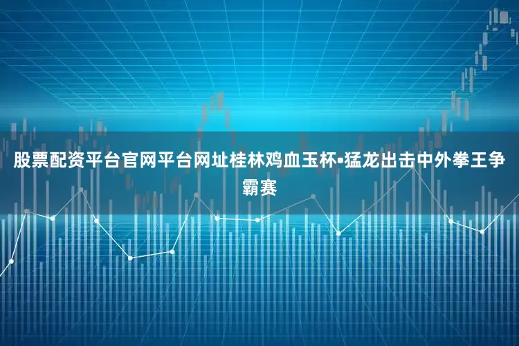 股票配资平台官网平台网址桂林鸡血玉杯•猛龙出击中外拳王争霸赛